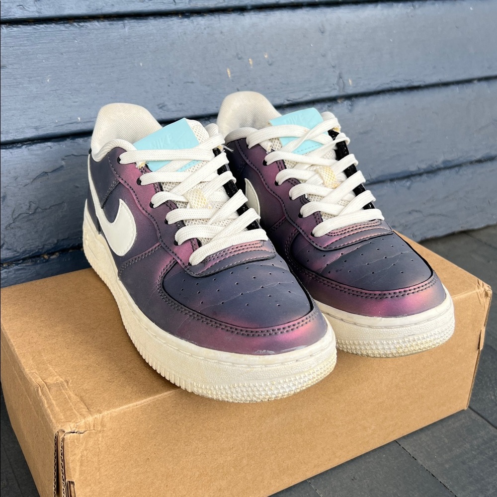 Nike Air Force 1 Low LV8 GS 'Still Blue' - Picture 4 of 8